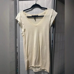 BCBG MAXAZRIA | Off-white coloured top - size small